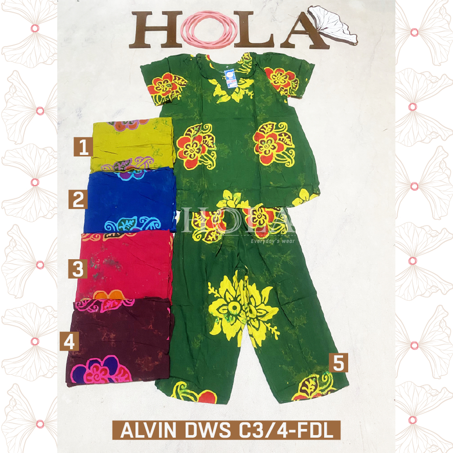HOLA_FASH | Setelan 3/4 Alvin dewasa , Setelan Batik, Homie oneset, setcel rumah adem, oneset, setel