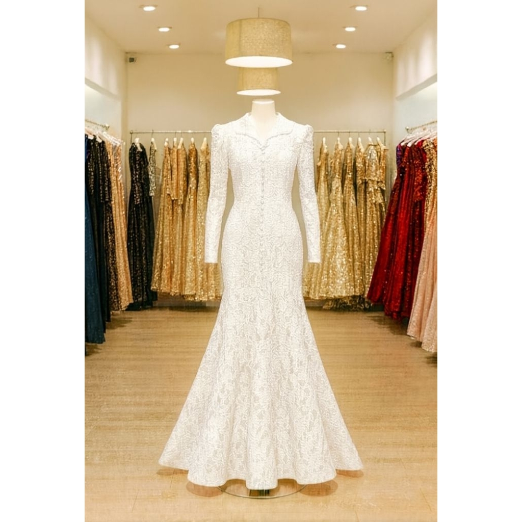 gaun mermaid / duyung dress kondangan baju lebaran viral 2026