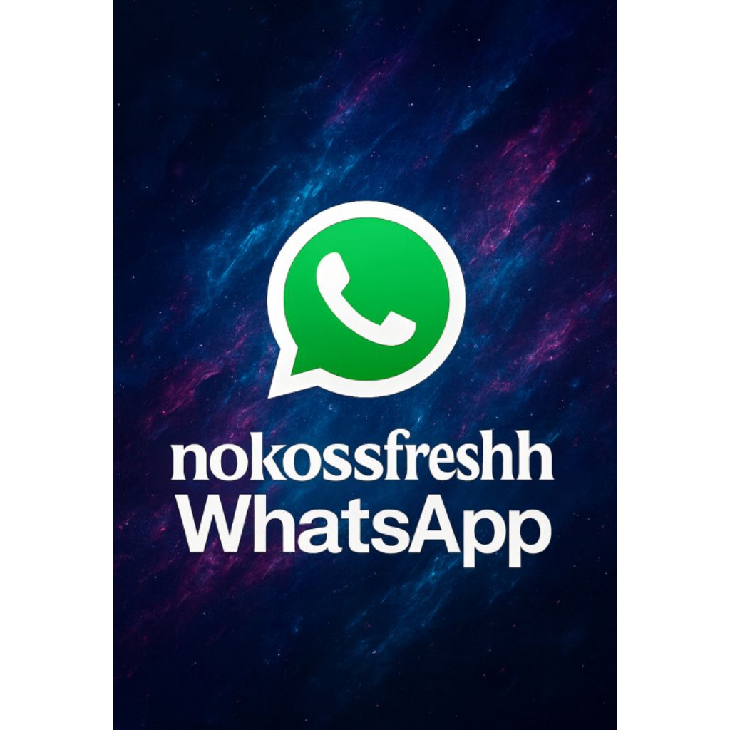 Nokos fresh WhatsApp dan apk sosmed lainnya