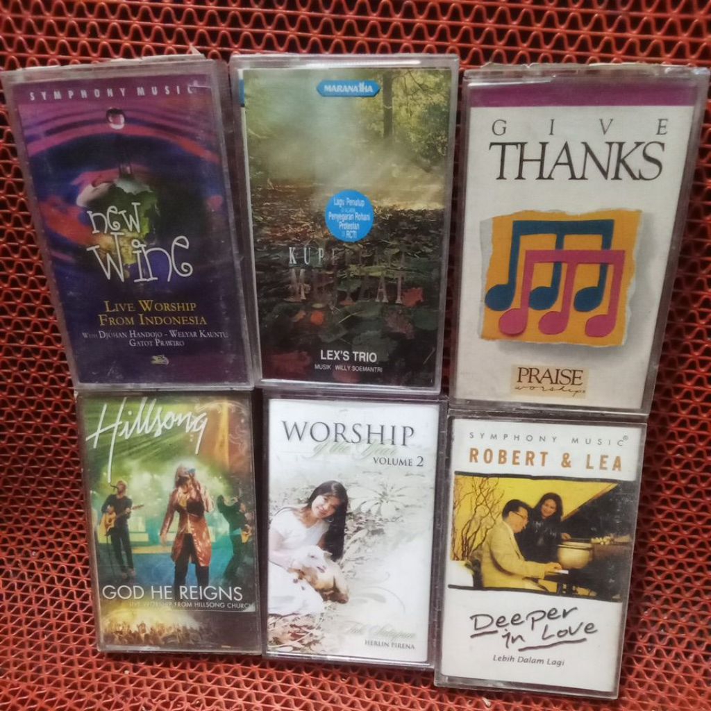 SALE SALE KASET PITA LAGU ROHANI INDONESIA /BARAT TERBAIK TERPOPULER ERA70 80 90 (TUTUP TOKO FISIK) 