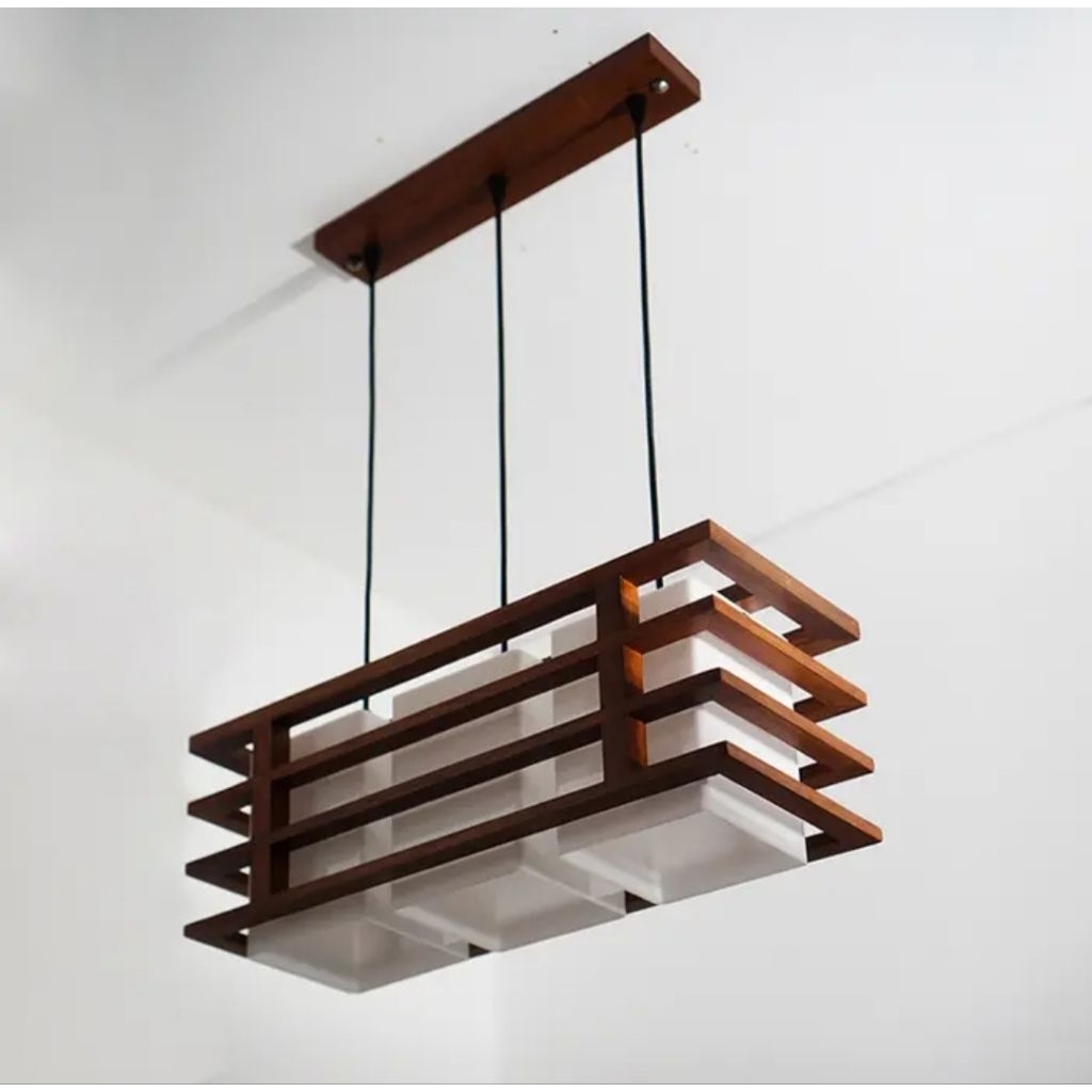 lampu Gantung Hias Minimalis Ruang Makan - kabel hitam