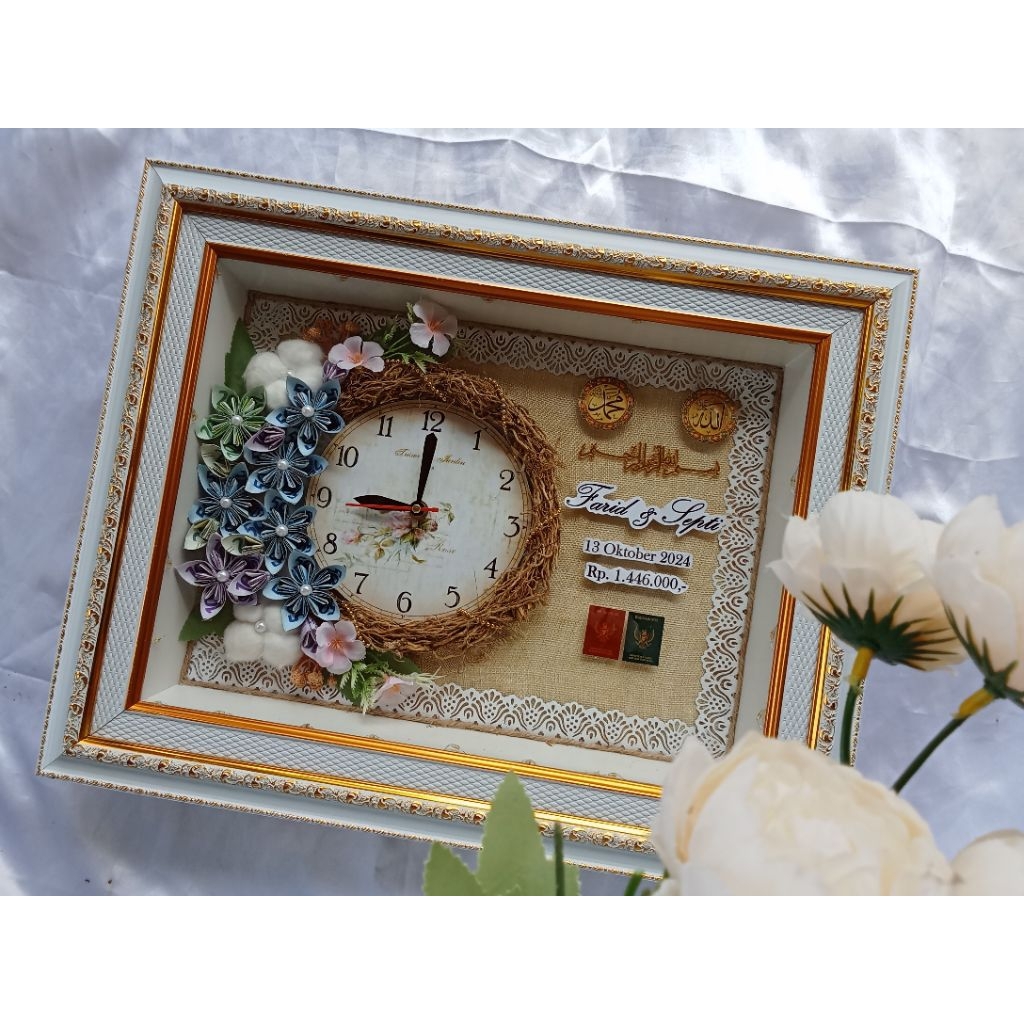 Mahar pernikahan/mahar pigura/mahar jam/mahar rustik