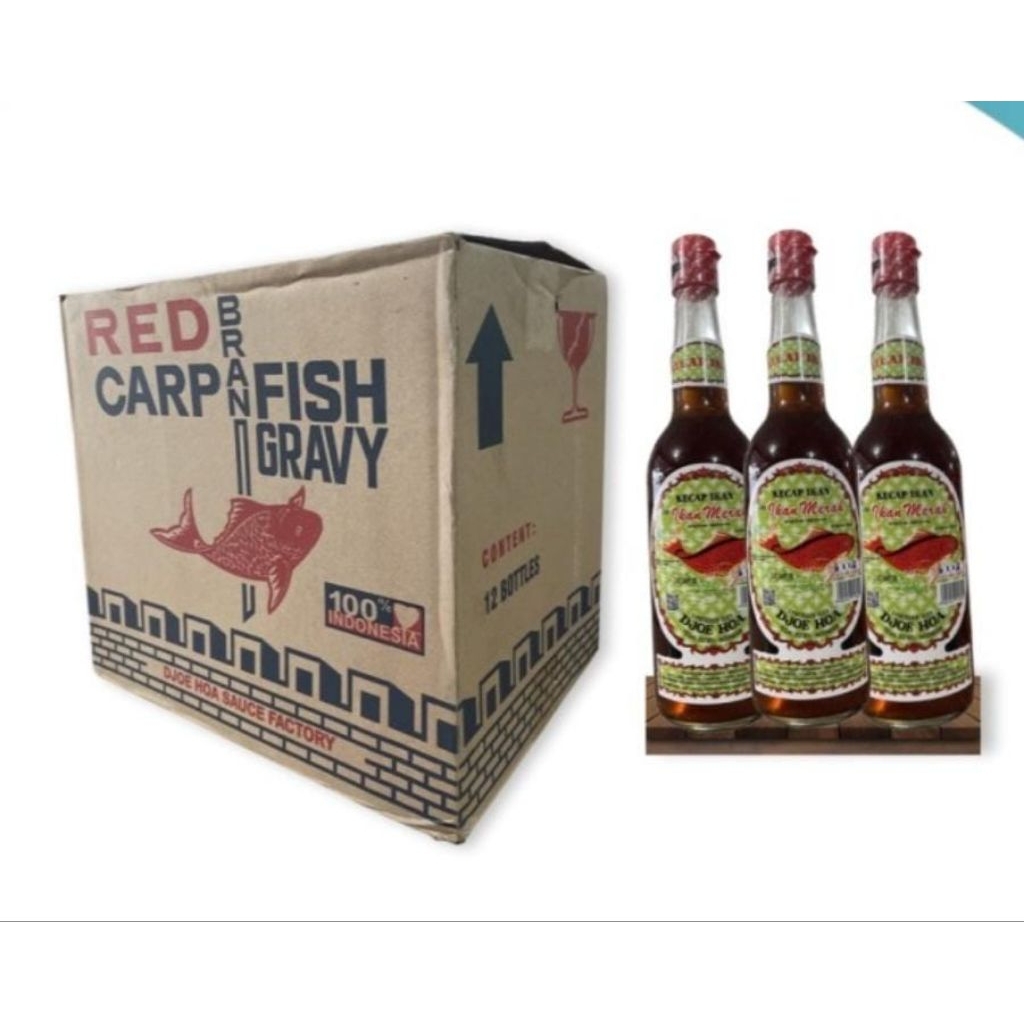 Kecap Ikan Djoe Hoa 620ml Dus / Kecap Juha Besar 620 ml