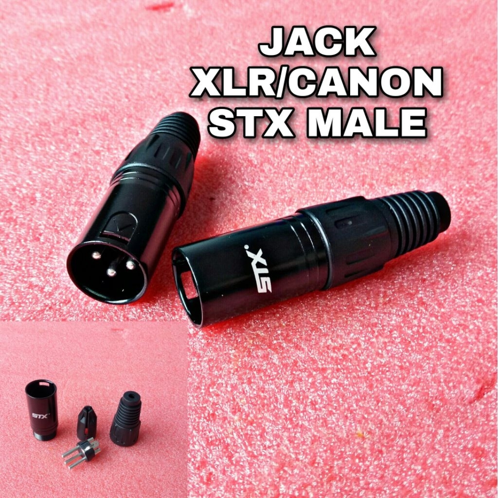 JACK CANON XLR STX ORIGINAL JEK XLR CONECTOR XLR CONNECTOR AUDIO CANON