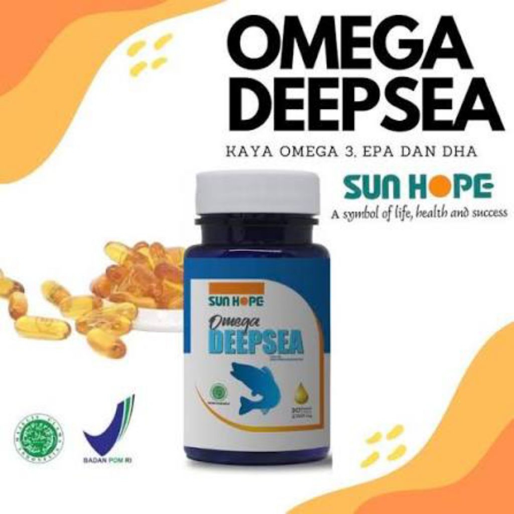 Deep Sea Omega 3 Sun Hope Omega 3 Deep Sea SunHope Deepsea Omega 3 Asli 100% Original