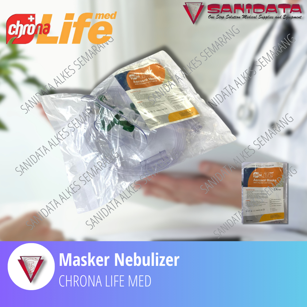 Masker Nebulizer Dewasa/Anak/Bayi Chronalifemed Paling Murah dan Original
