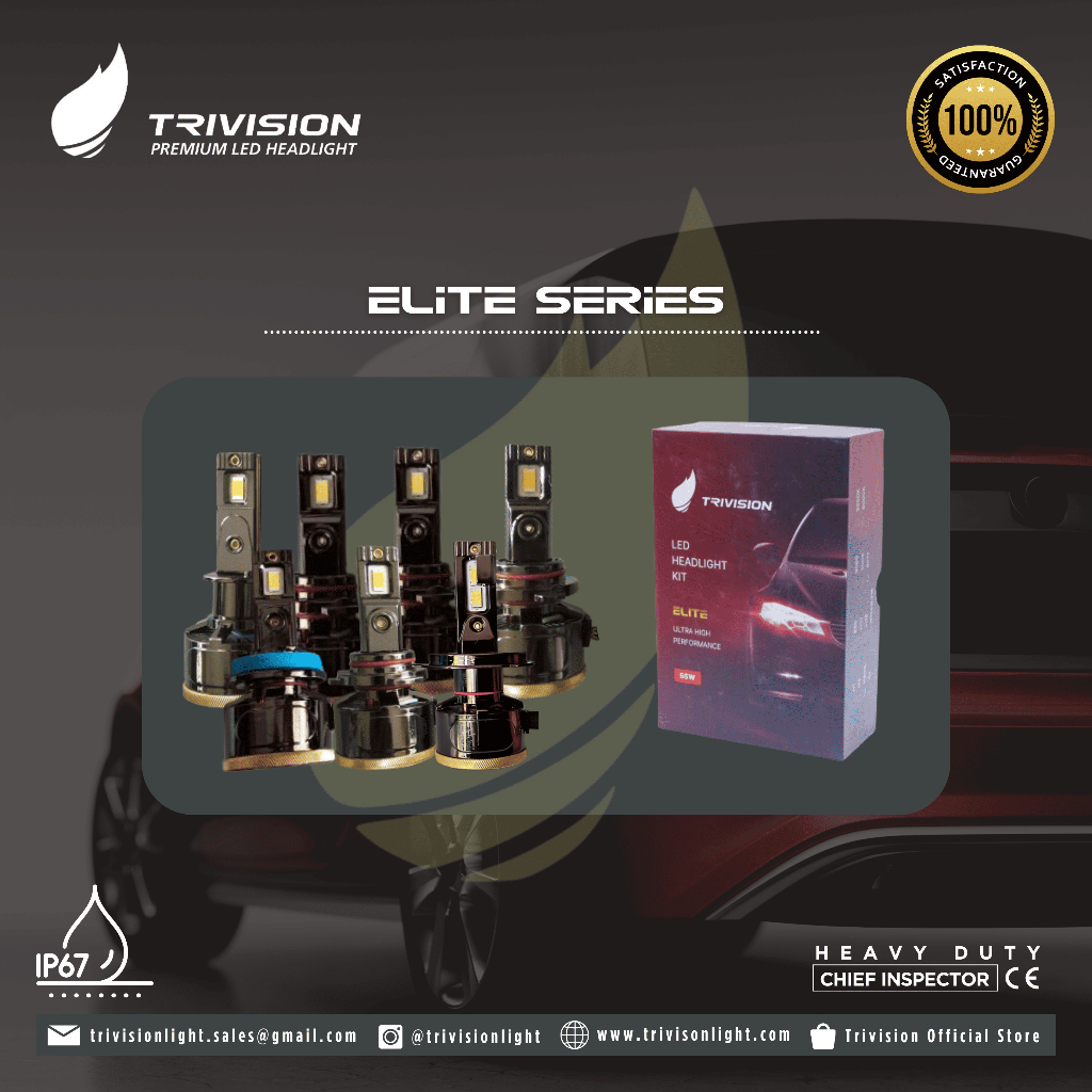Lampu Mobil, Led Bohlamp Trivision Elite