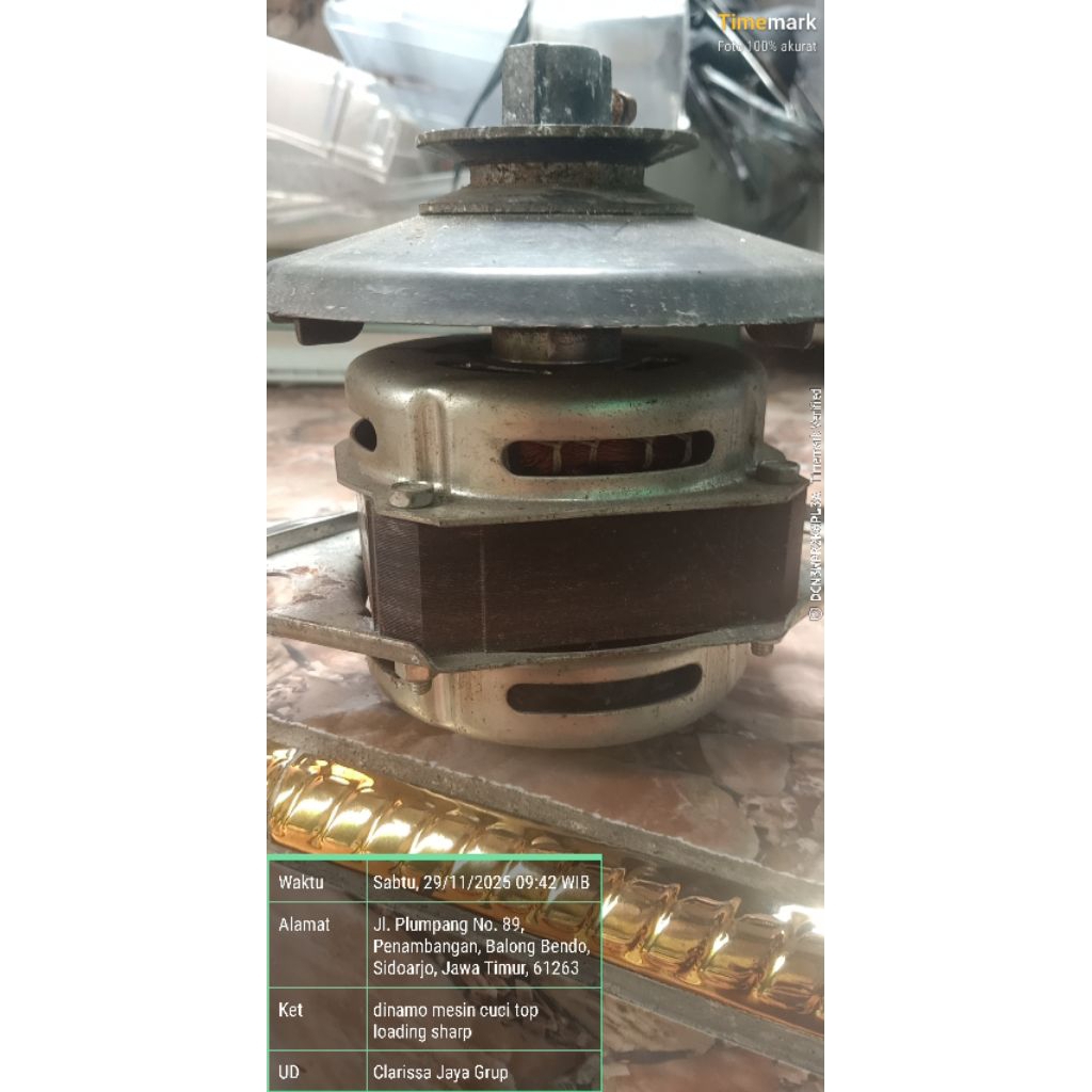 dinamo motor mesin cuci top loading sharp