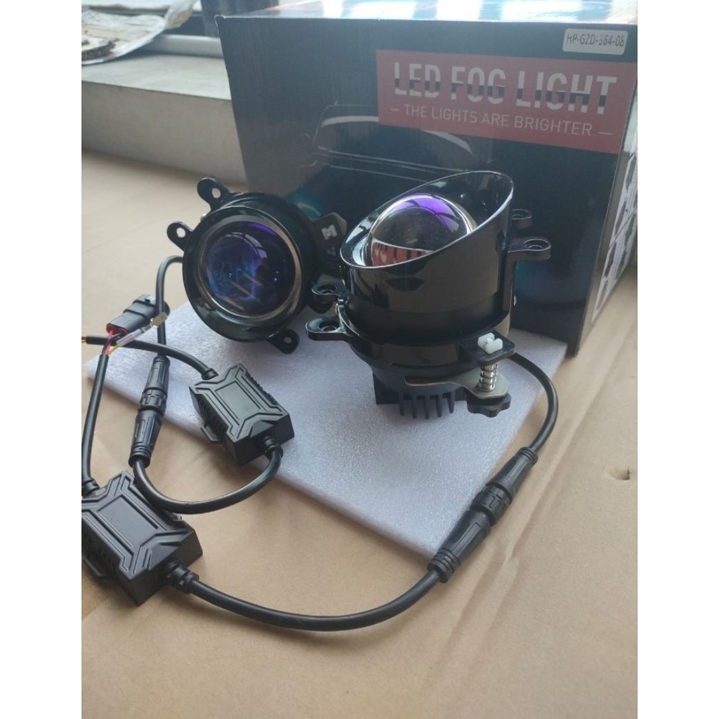 Foglamp Biled Bi-Led Lampu Kabut Biled Bi-Led 2 Warna Mobil Toyota ( Baca Deskripsi )