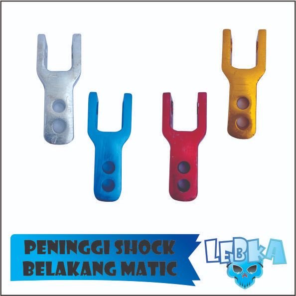 Termurah Riser Peninggi Shock Sok Universal Matic Sambungan Shok Belakang Motor Matic 2 Lubang Pangk