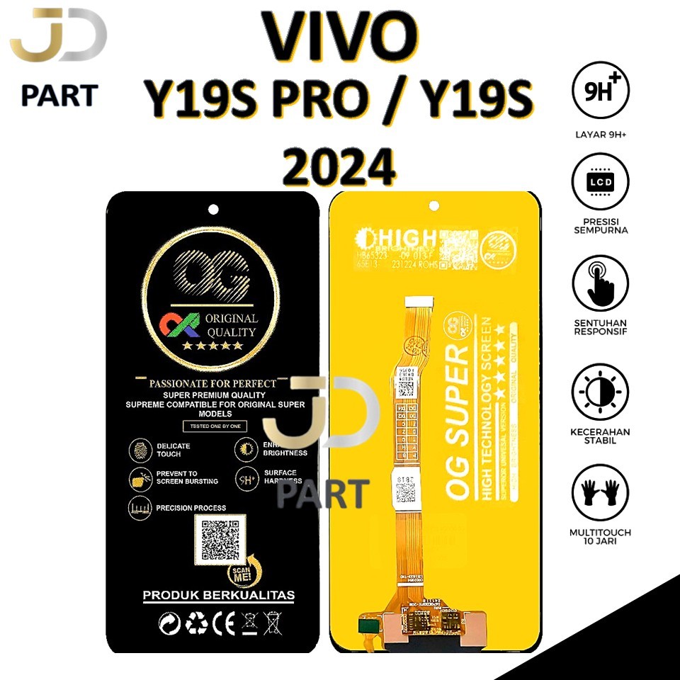 LCD TOUCHSCREEN VIVO Y19S  PRO / Y19S 2024 COMPLETE ORIGINAL 100% FULLSET