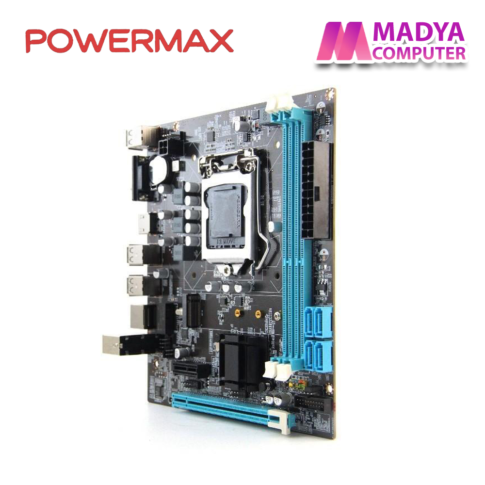 Motherboard POWERMAX H61 Socket 1155 DDR3 Support NVMe