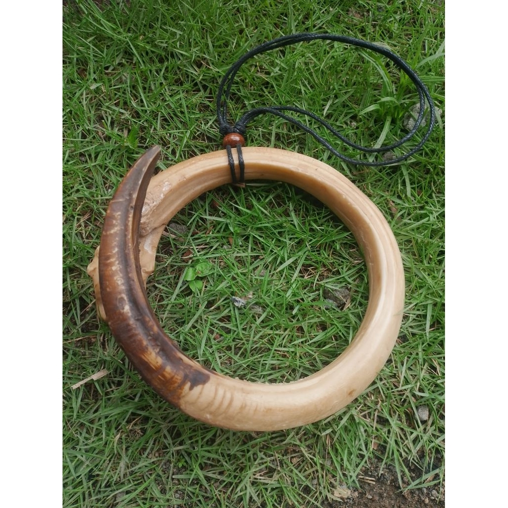 kalung etnik taring melingkar ngurak jumbo