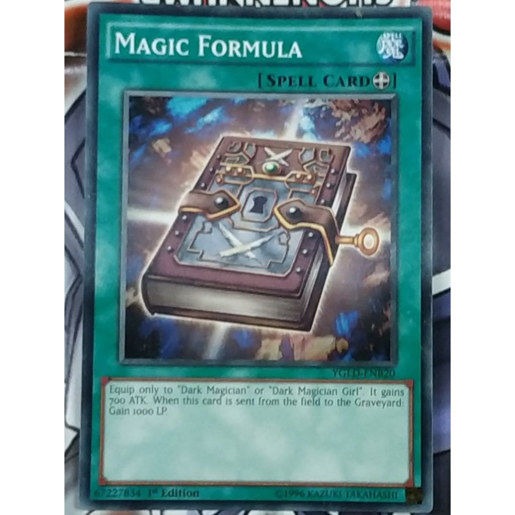 Magic Formula - YGLD-ENB20 - Common - Spell Card - YuGiOh Trading Card Game ORIGINAL