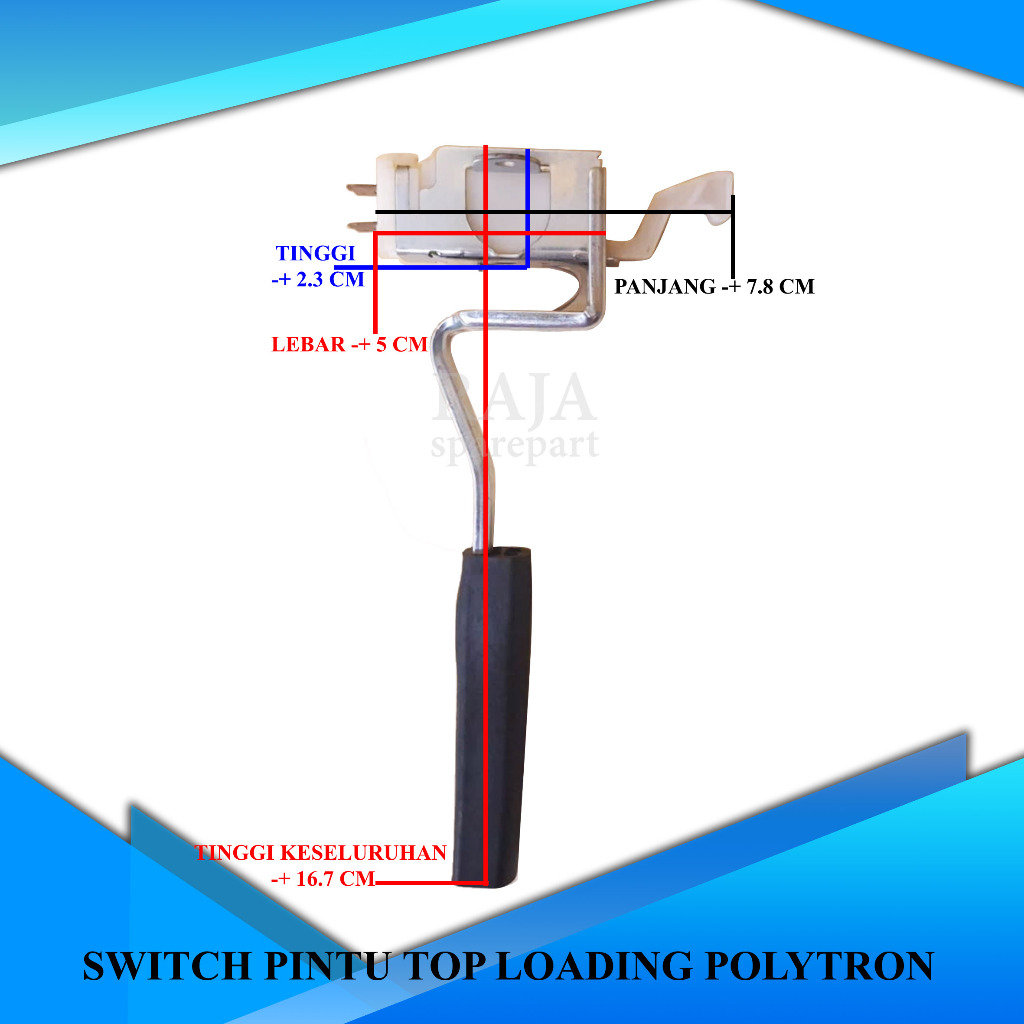 SWITCH MESIN CUCI / SWITCH PINTU MESIN CUCI TOP LOADING POLYTRON (SPMC-03)