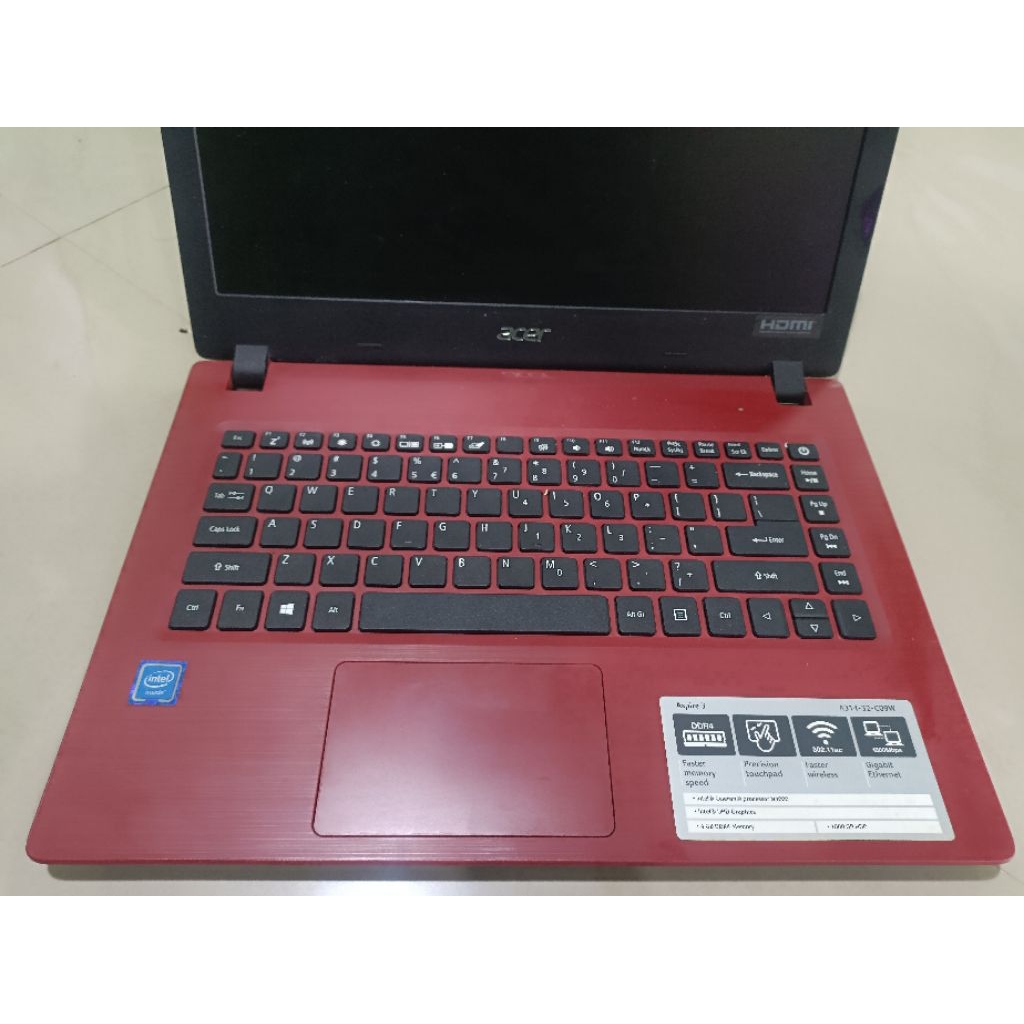 Casing case laptop acer aspire 3 a314 a314-32 fullset