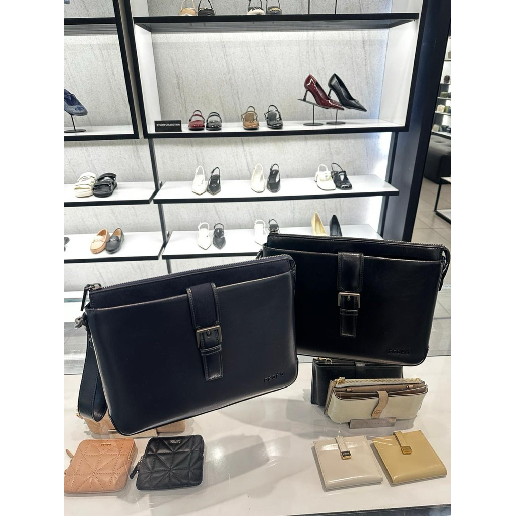 Tas pria clutch Pedro original