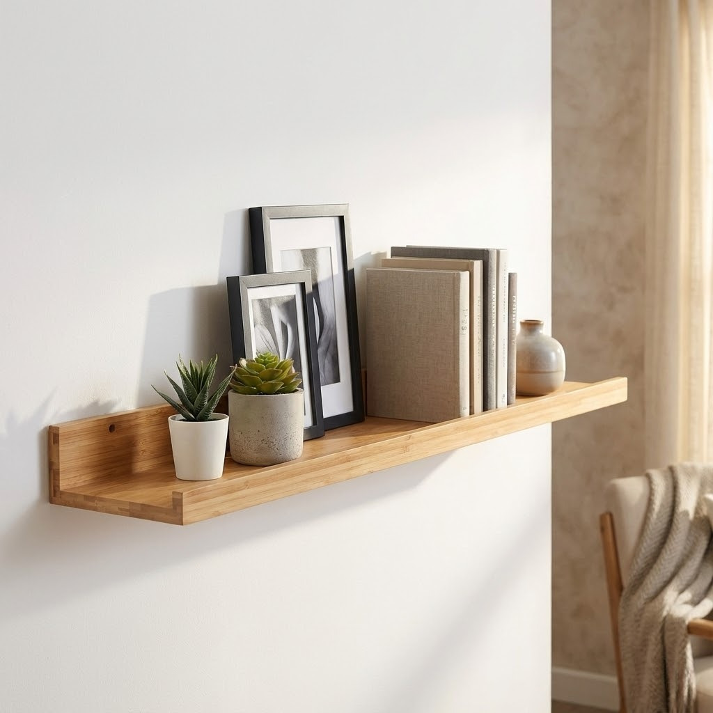 Rak Ambalan Dinding Kayu Pinus Jati Belanda Papan Ambalan Melayang Gantung Dinding Rumah