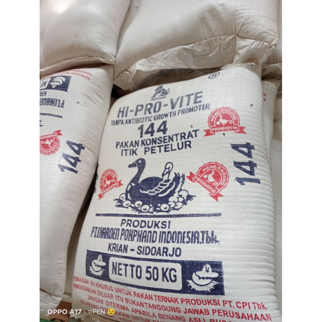 Kosentrat 144 1kg untuk bebek/itik petelur