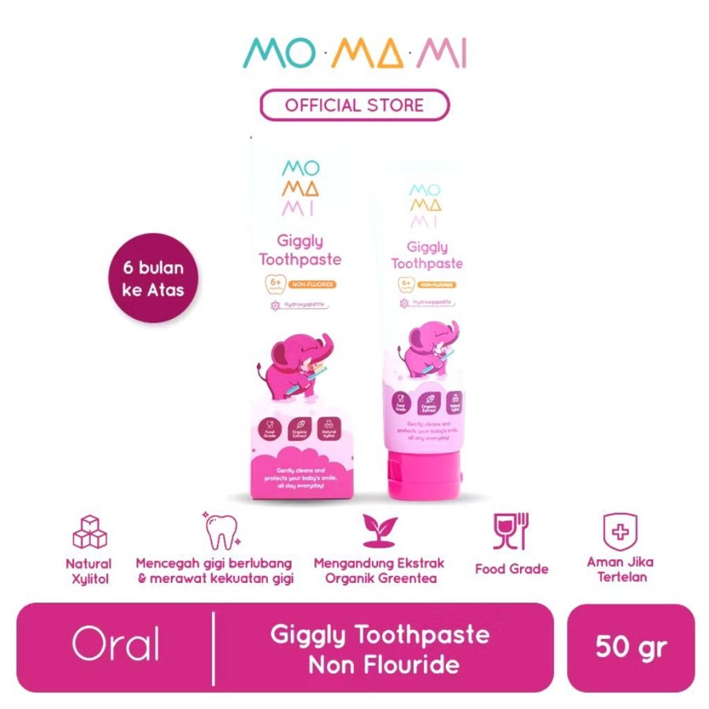 Momami Giggly Toothpaste