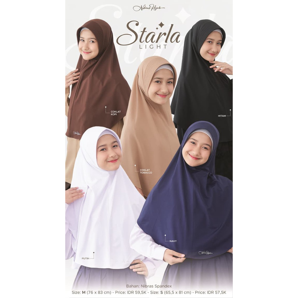 Nibras Hijab Starla Light