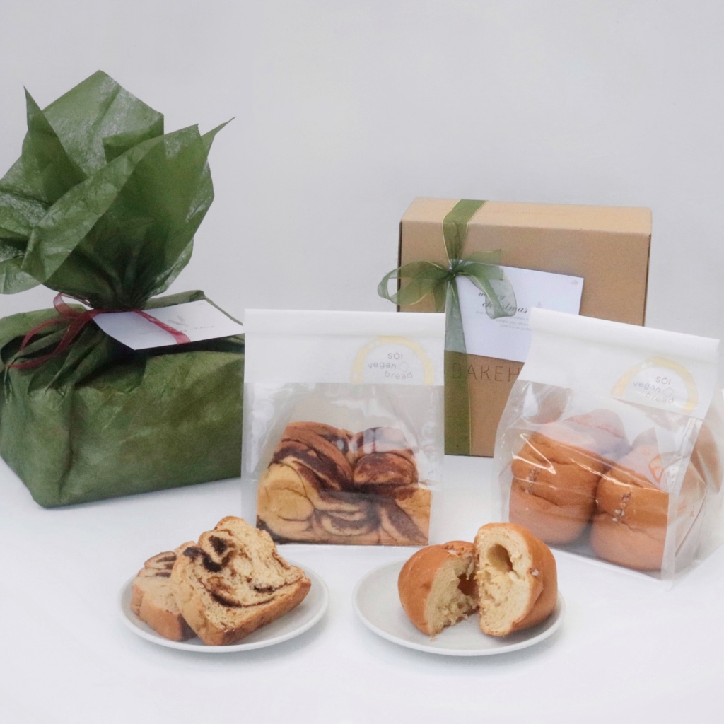 Duo Bread | Vegan Bread | Salted Bread + Cinnamon Twist