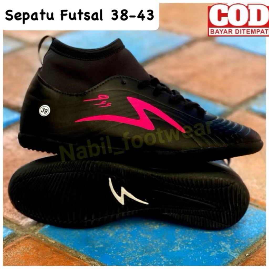 {[ COD ] BISA BAYAR DITEMPAT  SEPATU FUTSAL SPECS MODEL BOOTS KAOS KAKI GREAD ORIGINAL 100% WARNA BI
