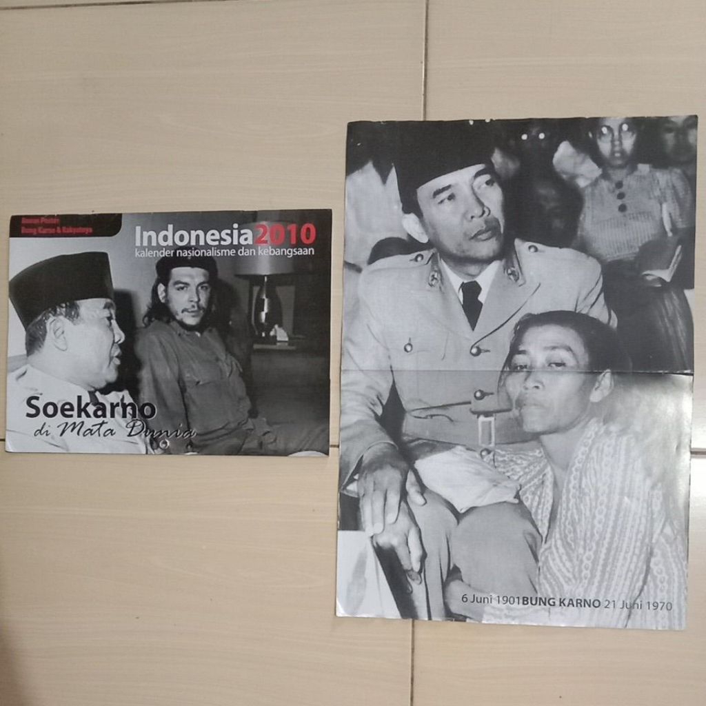 INDONESIA 2010 KALENDER NASIONALISME DAN KEBANGSAAN - BONUS POSTER BUNG KARNO & RAKYATNYA - Kalender