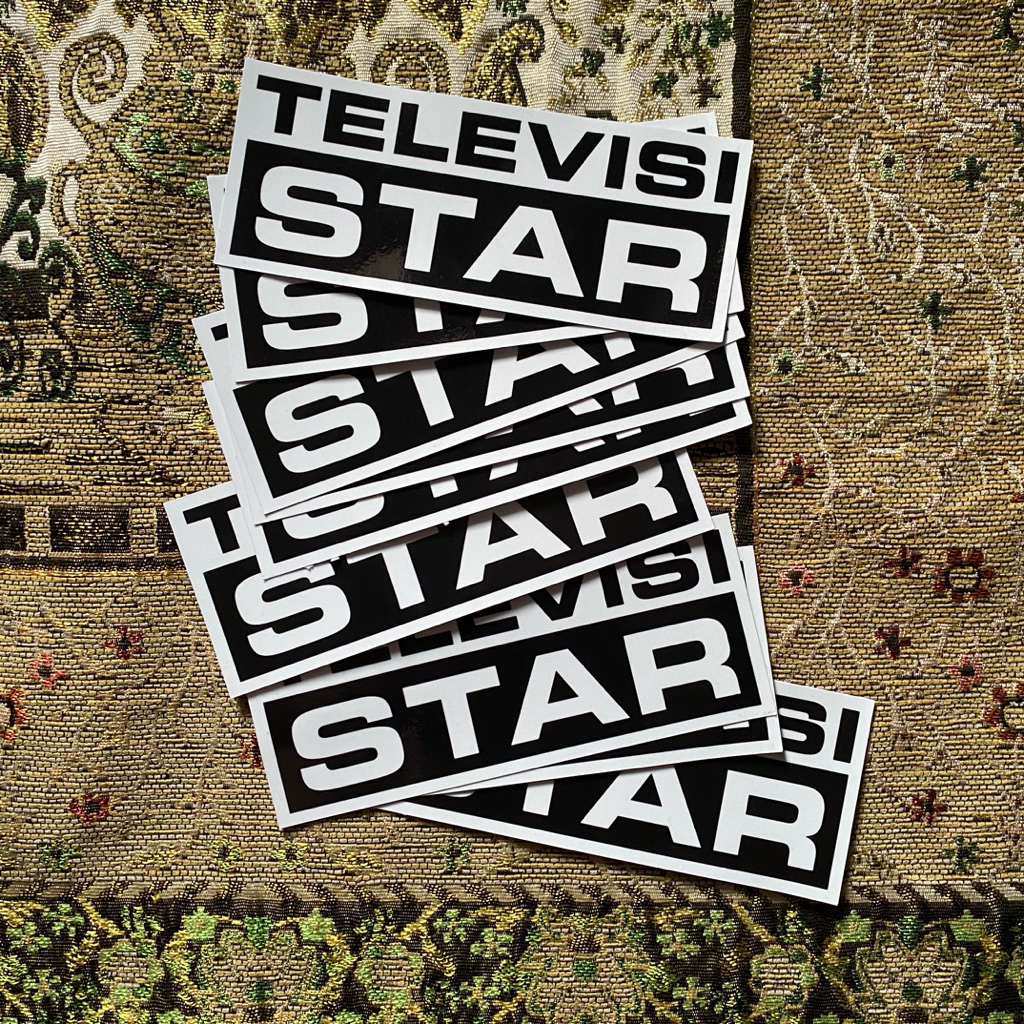 STIKER TELEVISI STAR UKURAN BESAR
