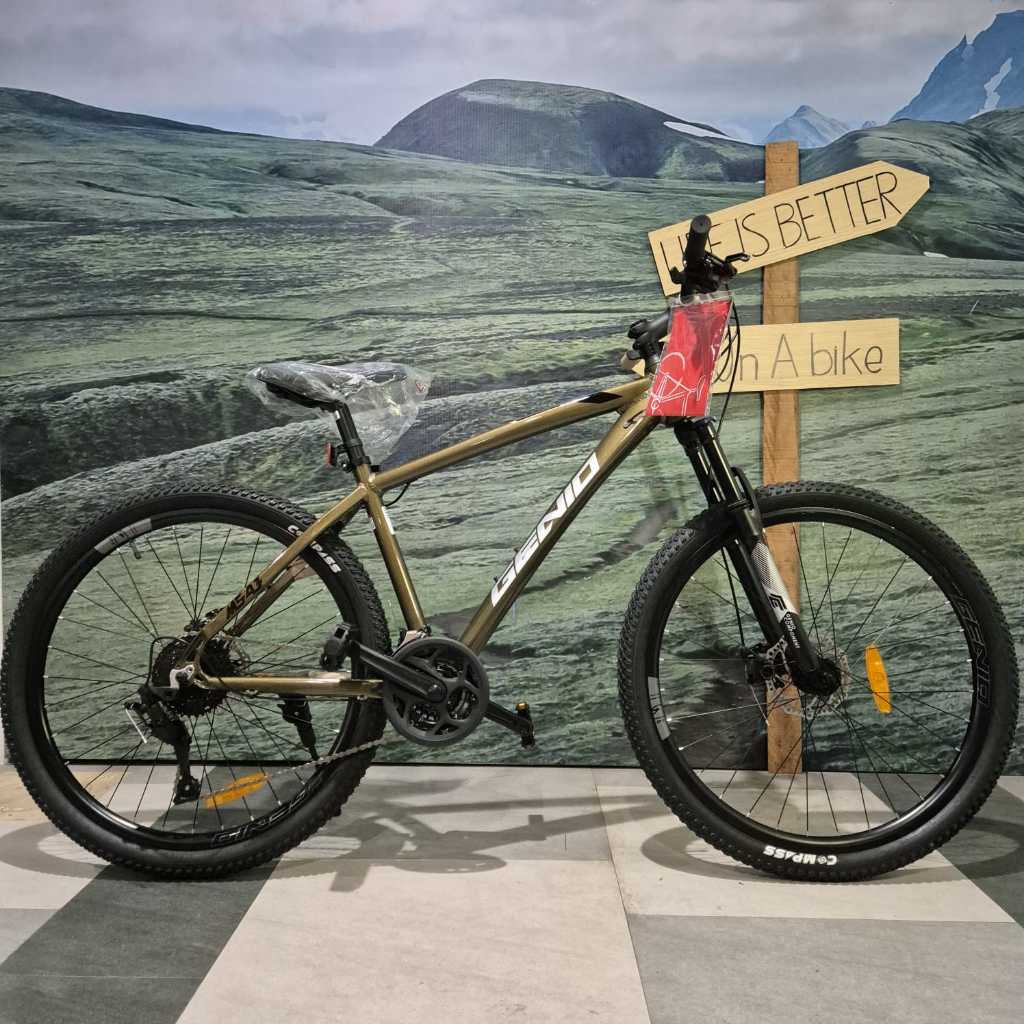 genio M543 27.5 3x9 speed frame alloy sepeda MTB