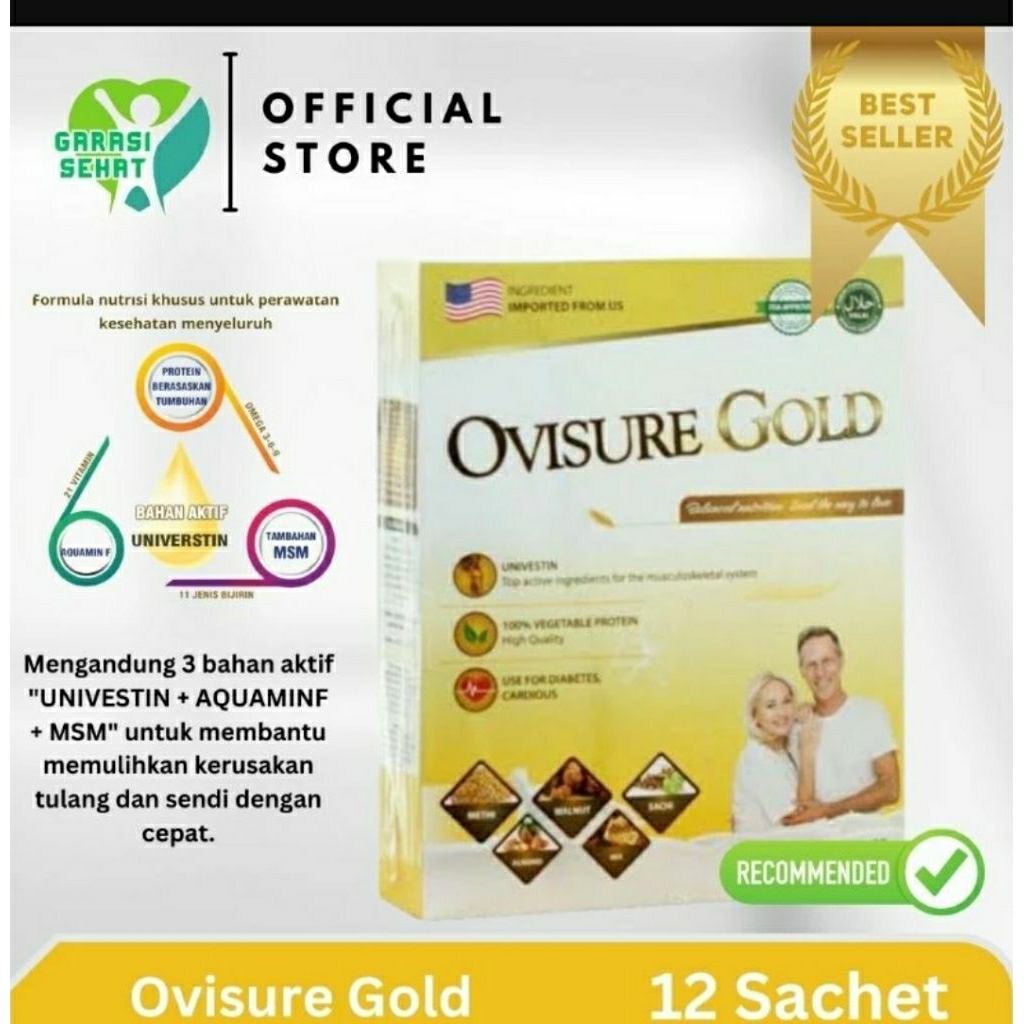 OVISURE GOLD SUSU BPOM ORIGINAL SUSU OVISURE GOLD MEMBANTU MEMULIHKAN KERUSAKAN