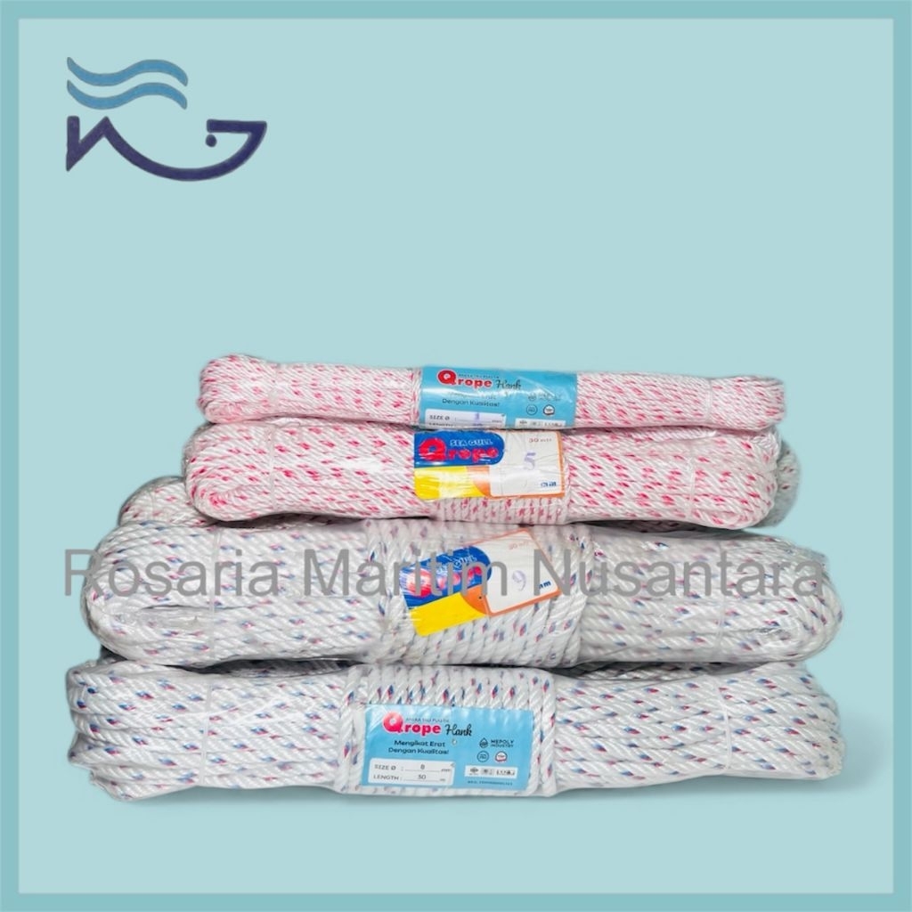 Tali Tampar PPD Q Rope Hank 8mm - 30meter