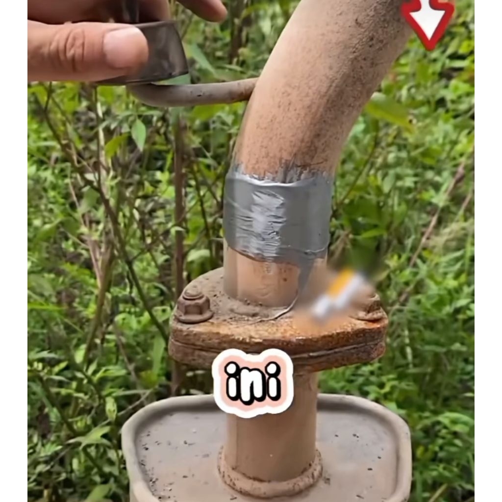 Lem Besi Super Kuat Penambal Knalpot Tahan Panas