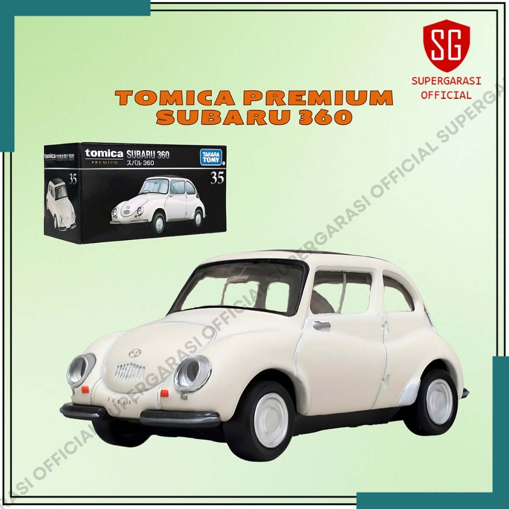 Mobil Diecast Tomica Premium Subaru 360 Putih
