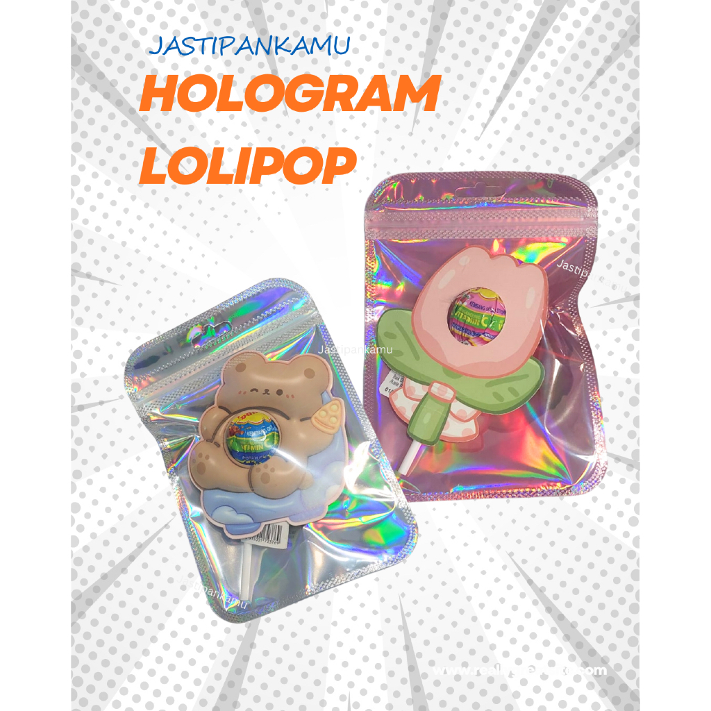 [FREE BALON] Hampers ulang tahun | bingkisan permen | souvenir lolipop | Hologram pouch | Mini gift 