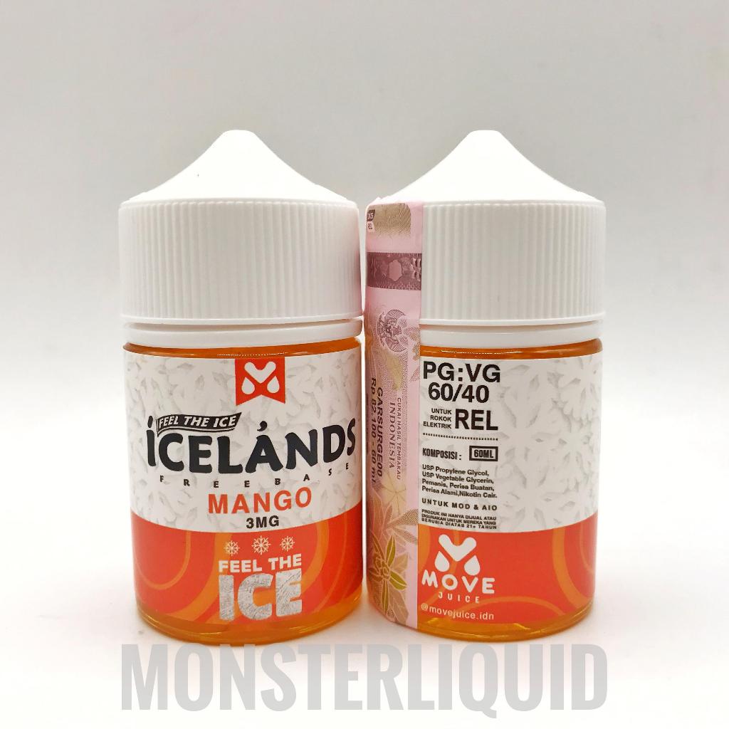 ICELANDS MANGO ICE BY MOVE JUICE 3MG 60ML LIQUID