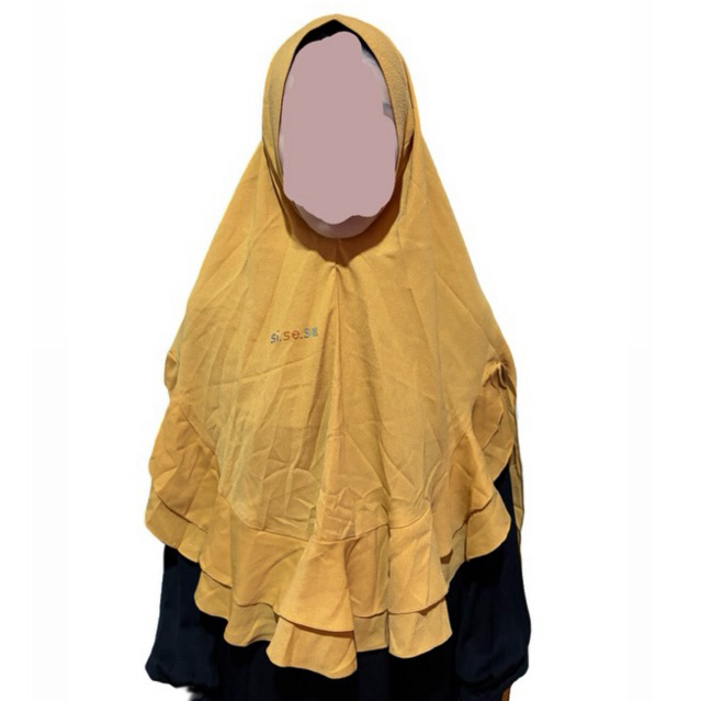 [PRELOVED] Si.Se.Sa Khimar syari kuning