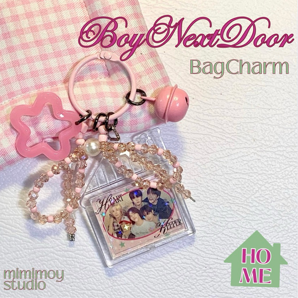 BOYNEXTDOOR Home Bagcharm dan Keychain Fanmade