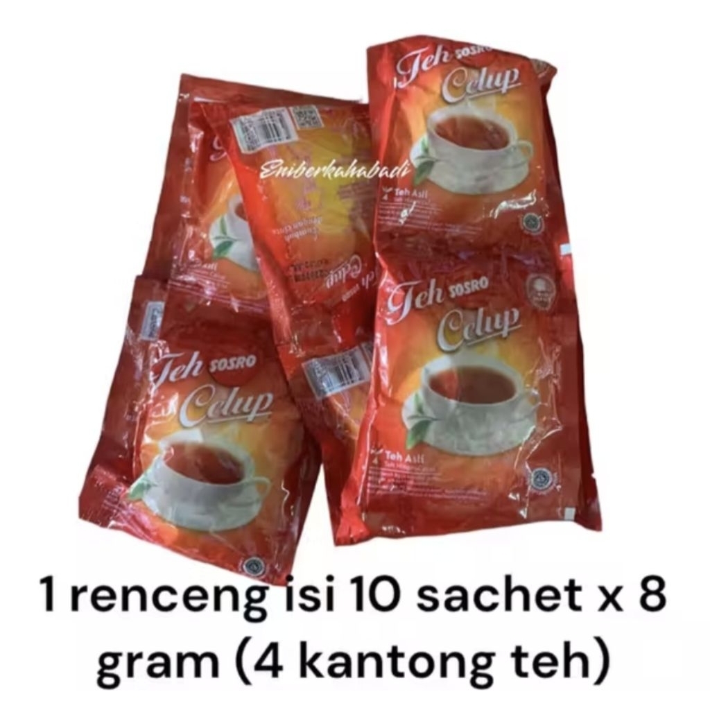 Teh Celup Sosro Renceng 1 Renceng