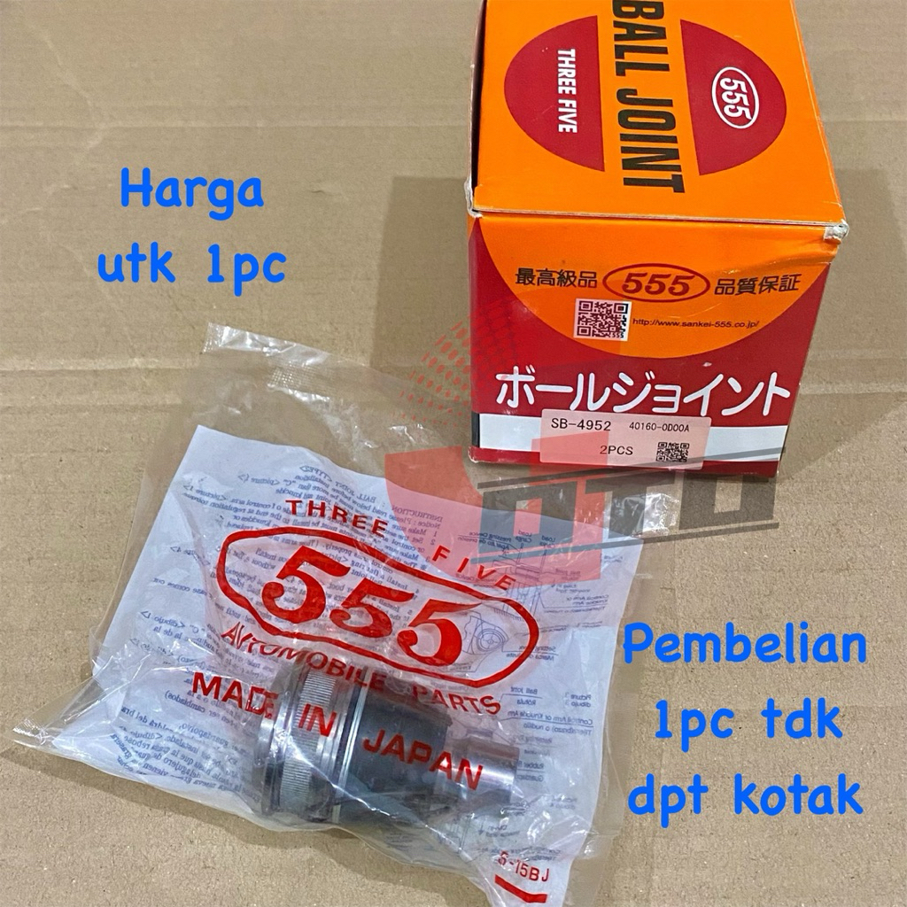 Ball joint nissan grand livina evalia juke latio 555 thailand