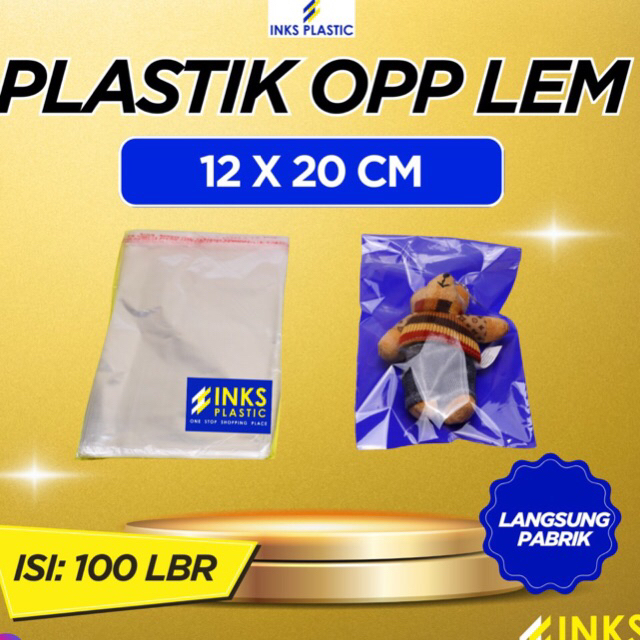 PLASTIK OPP LEM SEAL 10x20