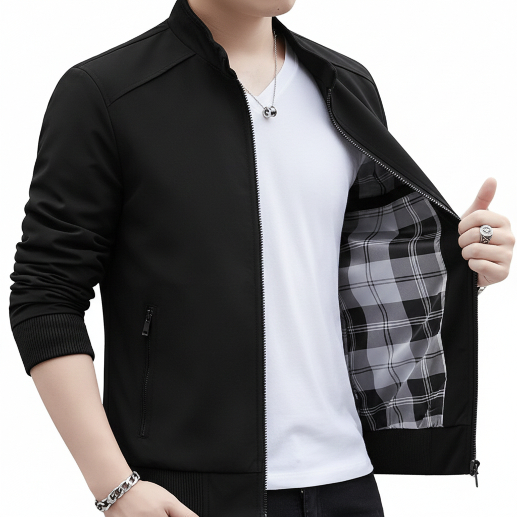 Jaket Bomber Pria Big Size | Jaket Bomber Casual Polyester | Jaket Bomber Terbaru Windproof Anti Ang