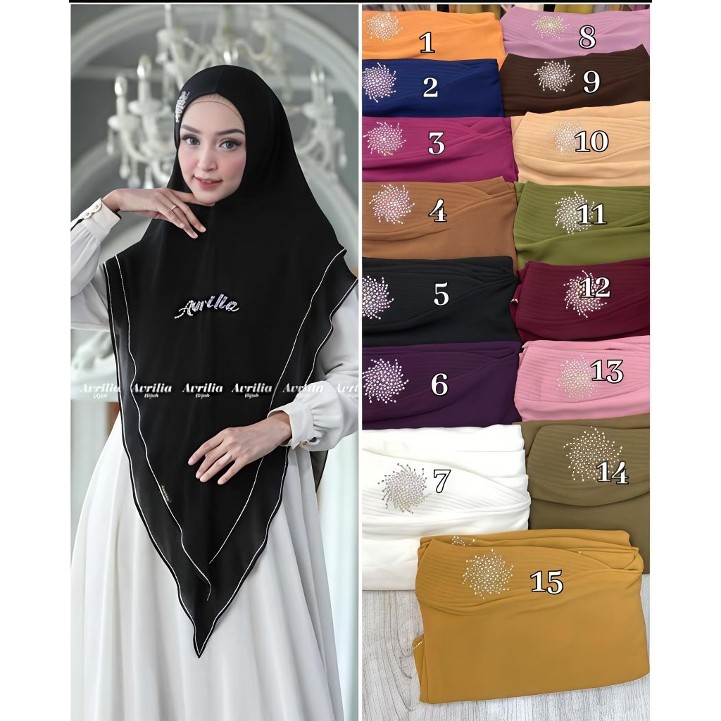 khimar polos original avrilia