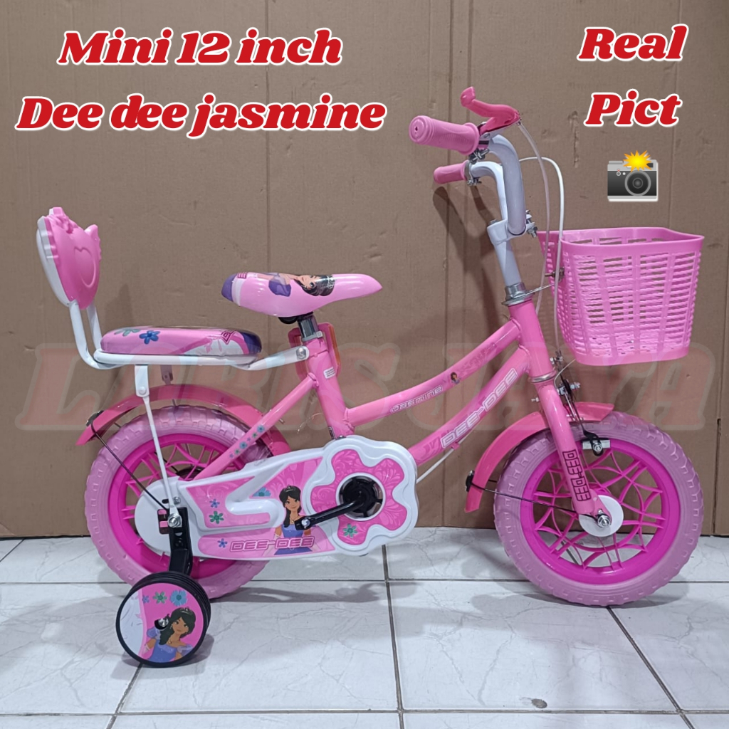 BONUS BELL Sepeda anak mini 12 inch dee dee sepeda mini ukuran 12 inch anak cewek