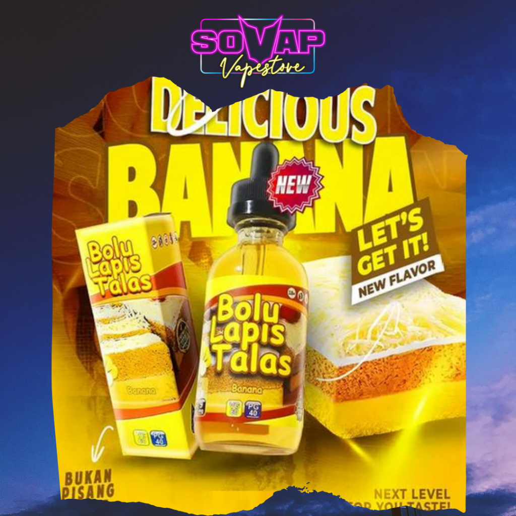 Bolu Lapis Talas Banana 3mg & 6mg 60ml