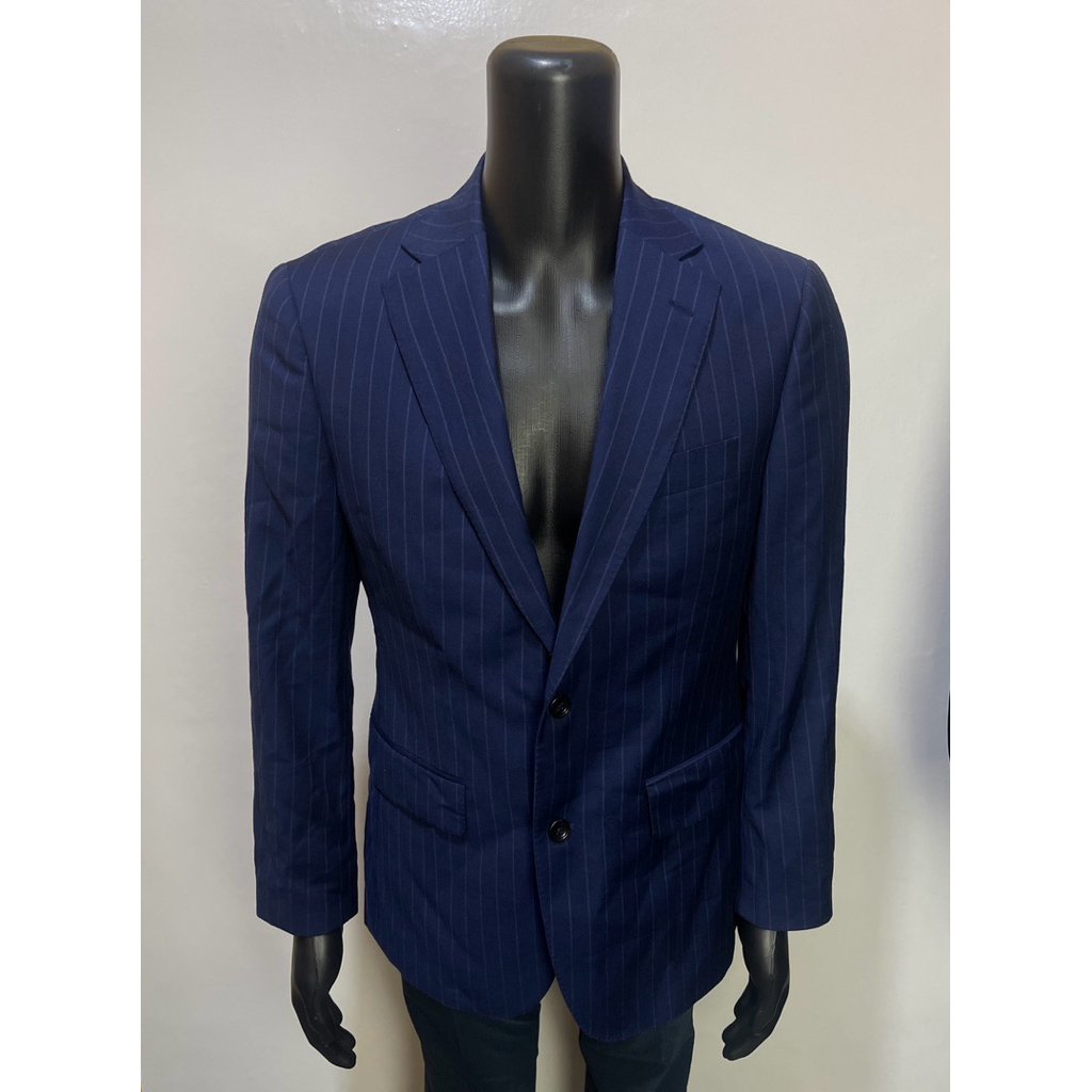 charles tyrwhitt blazer navy strip jas casual m