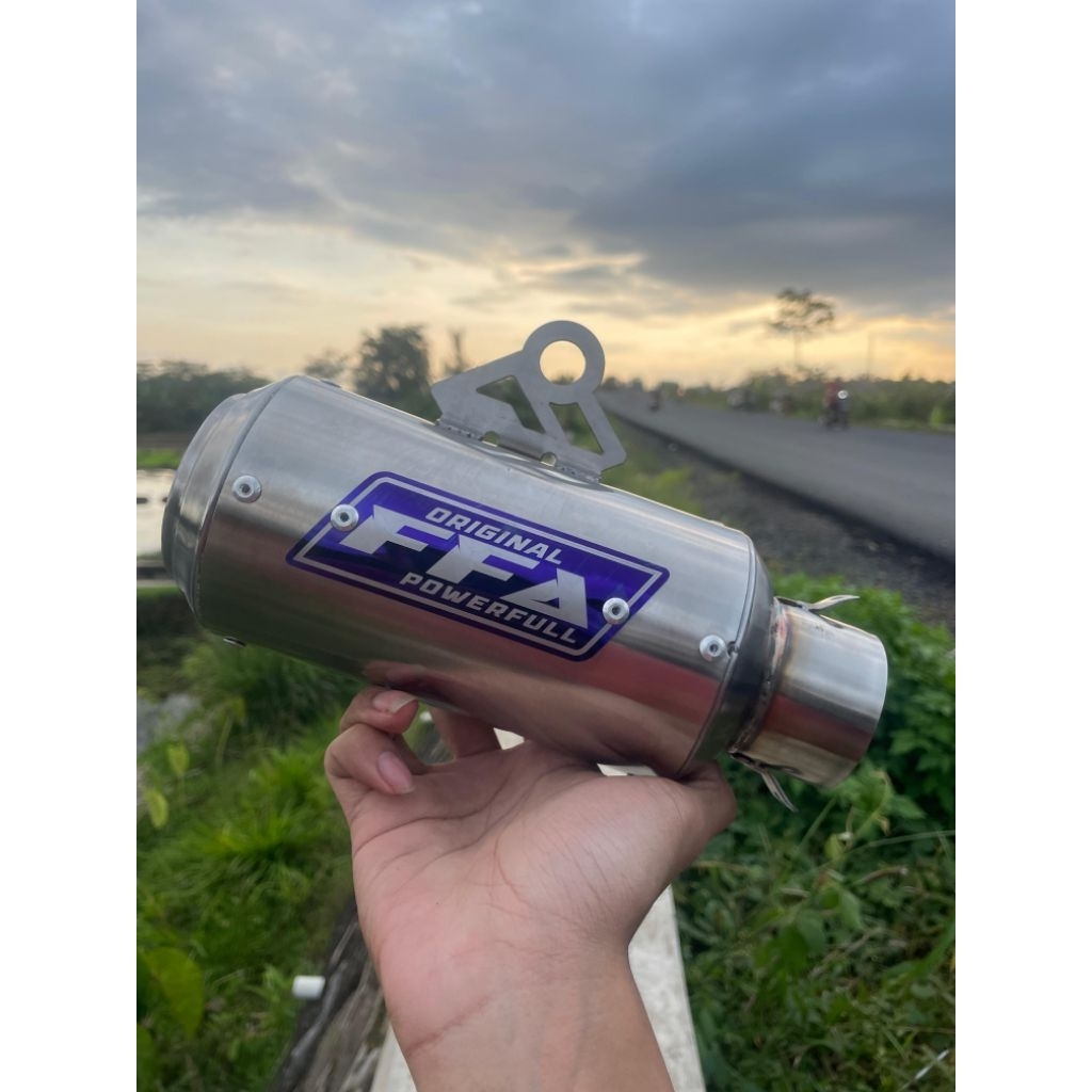 silencer knalpot Original FFA powerfull gp pro mini p15 cm tipe Bujel