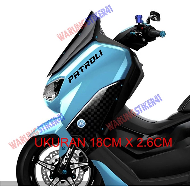 stiker yamaha motor nmax patroli keren