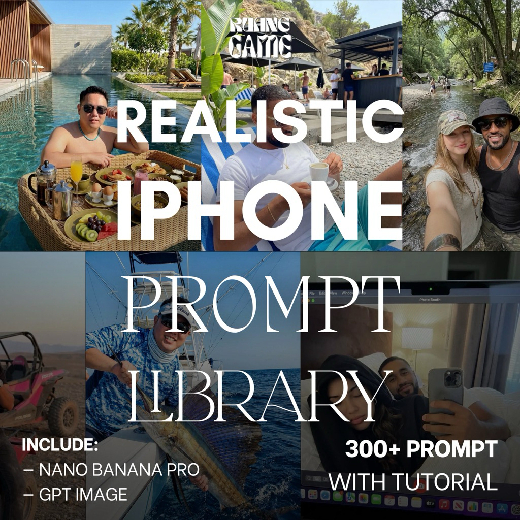 PROMPT GEMINI 300+ REALISTIC IPHONE PROMPT LIBRARY