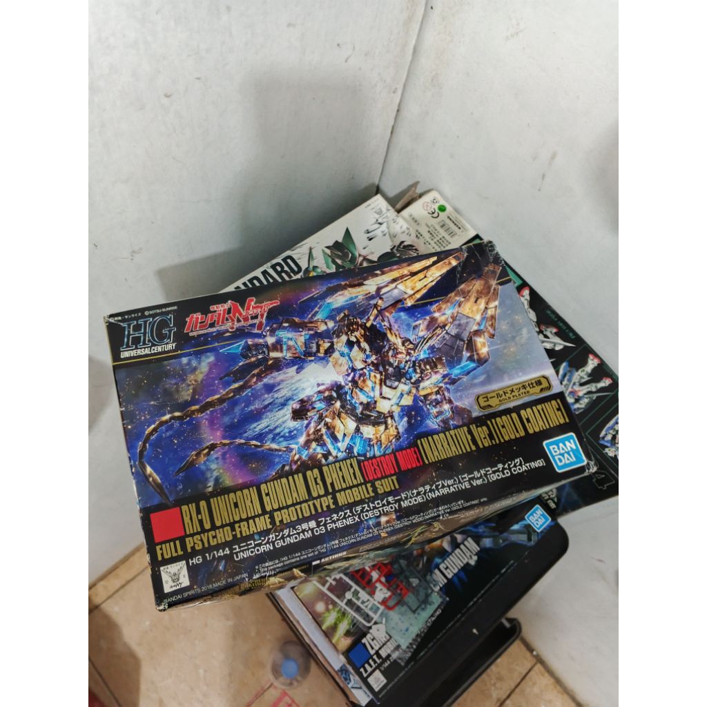 (SOLD) HG GUNDAM PHENEX GOLD COATING